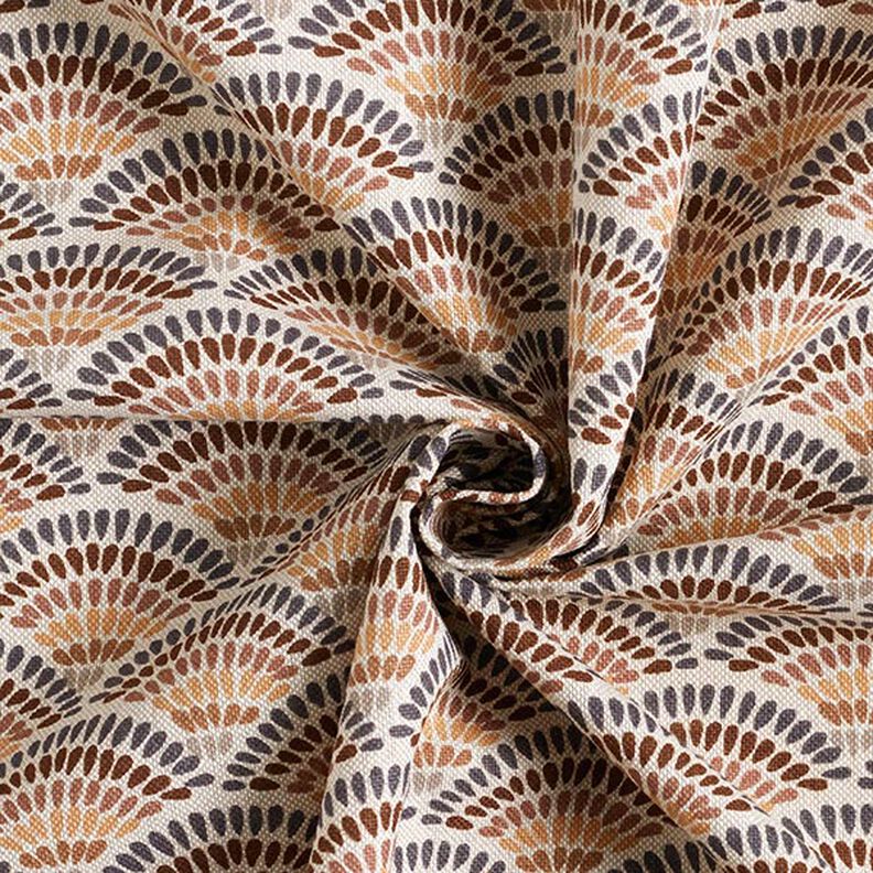 Decor Fabric Half Panama fan arches – natural, image number 3