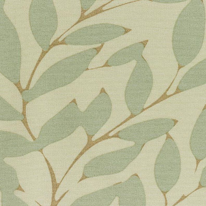 Decor Fabric Canvas Blurred Leaves – natural/reed, image number 5