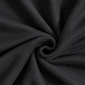 Cotton Fleece Plain – black, 