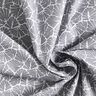 Coated Cotton abstract mini leaves – grey/white,  thumbnail number 4