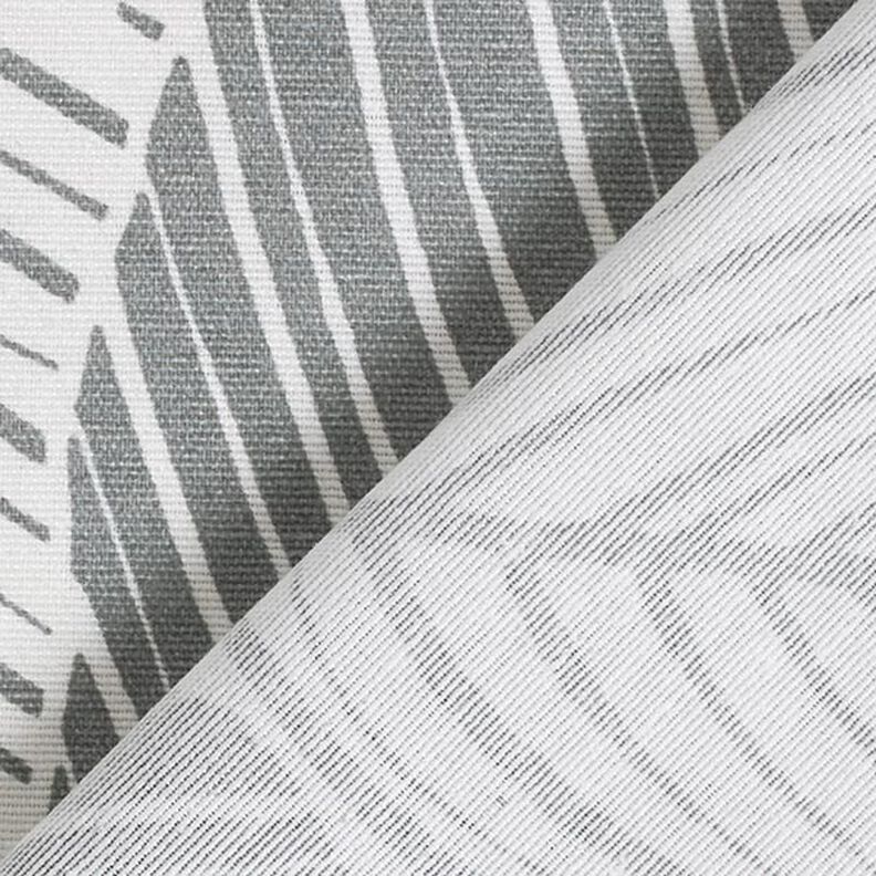 Decor Fabric Canvas large leaves – grey,  image number 4