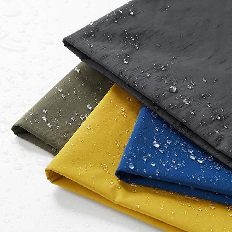 Water-repellent jacket fabric – curry yellow,  image number 5