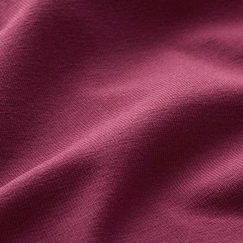 Medium Cotton Jersey Plain – burgundy,  image number 4