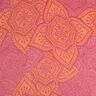 Beachwear hammam towel jacquard ornaments – red/peach orange,  thumbnail number 1