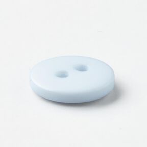 2-hole button round [Ø 11 mm] – silver blue, 