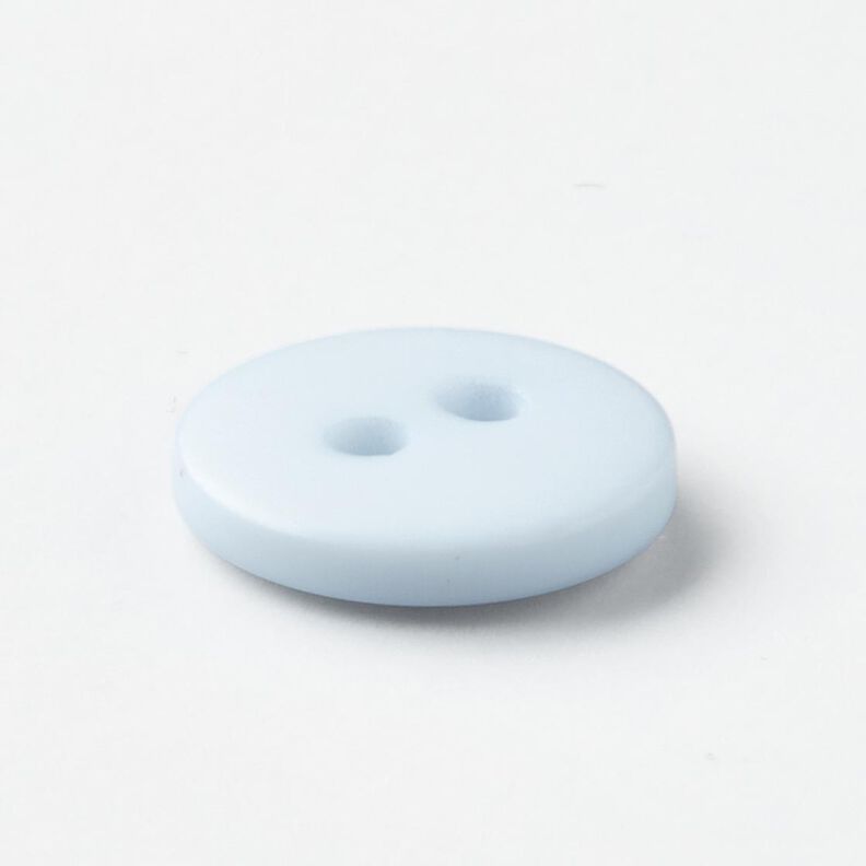 2-hole button round [Ø 11 mm] – silver blue,  image number 2