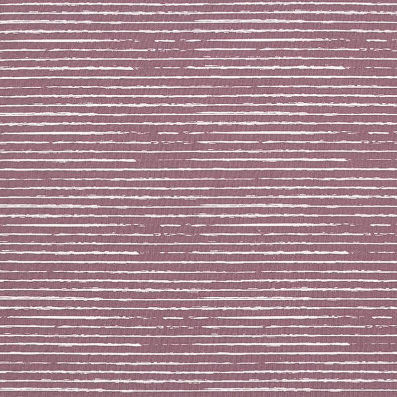 Cotton jersey scribble stripes – aubergine,  image number 1