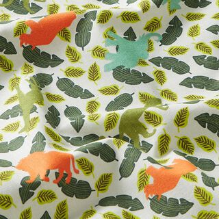 Cotton Cretonne Jungle Animal Silhouettes – green, 