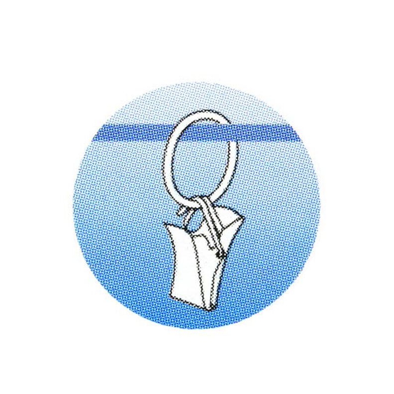 Rings with Clips, 10 pieces – silver metallic | Prym, image number 3