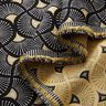 Decor Fabric Jacquard small fans – black/gold,  thumbnail number 3