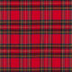 tartan cotton flannel – red,  thumbnail number 1