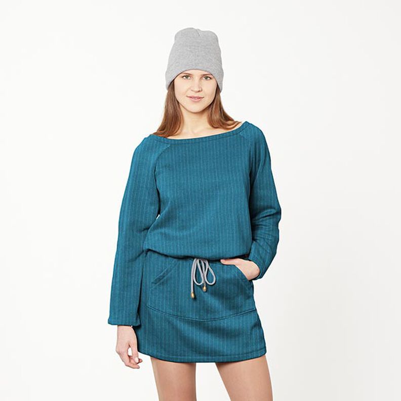 Ribbed Knit – turquoise blue,  image number 6