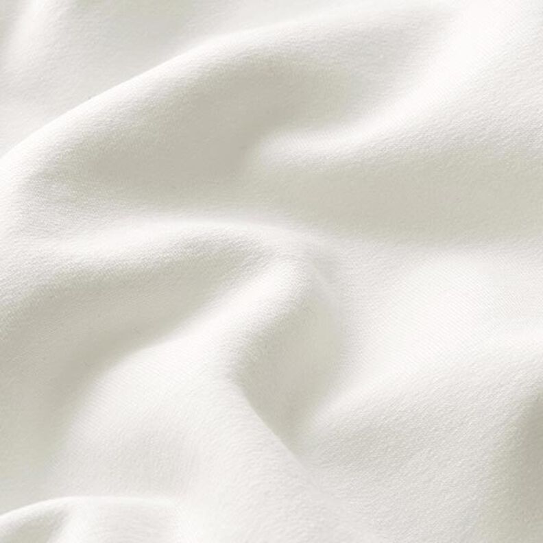 Light Cotton Sweatshirt Fabric Plain – offwhite, image number 4