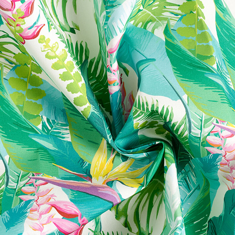 Outdoor Fabric Canvas Tropical Jungle – turquoise,  image number 3