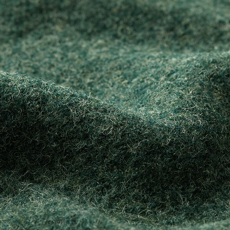 Fulled woollen loden Mottled – dark green,  image number 2
