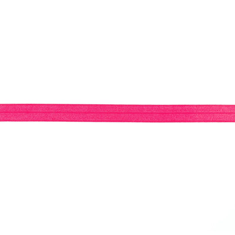 Elasticated Edging  shiny [15 mm] – intense pink,  image number 1