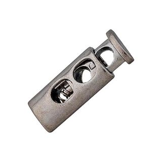 Cord Stopper [ Ø 5 mm ] – antique silver metallic, 