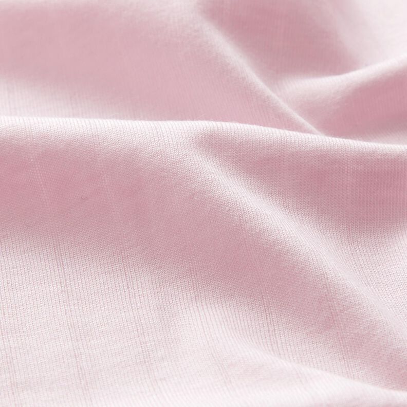 Finely ribbed cotton jersey – light pink,  image number 2
