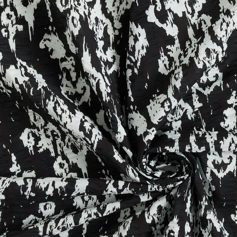 abstract pattern seersucker – black/white,  image number 3