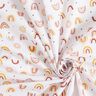 Cotton Cretonne little rainbows – white/mustard,  thumbnail number 3