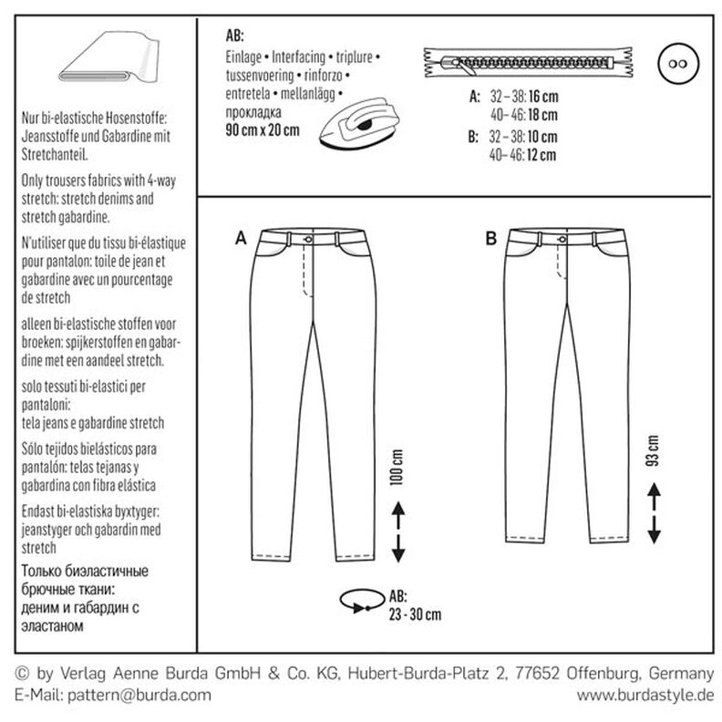 Pants, Burda 6543,  image number 12