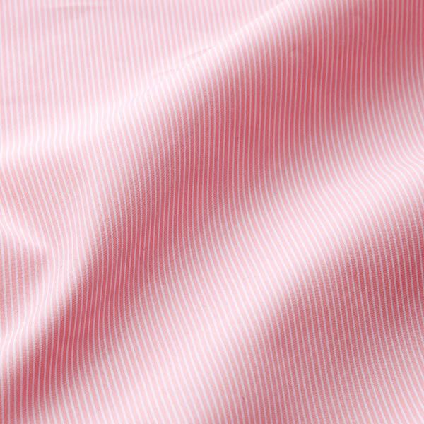 Cotton blend narrow stripes – white/light pink,  image number 2