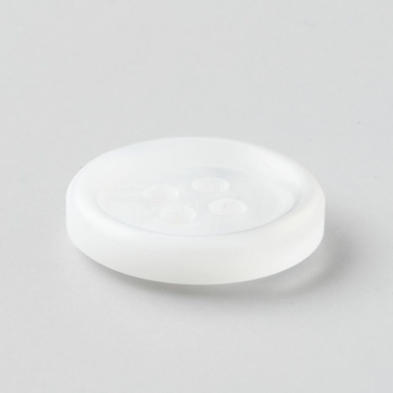 4-hole button round [Ø 15 mm] – white,  image number 2