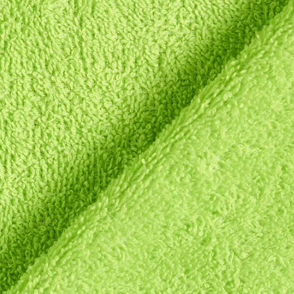 Towelling Fabric – apple green,  image number 5