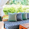 Outdoor Fabric Jacquard Ikat Print – blue,  thumbnail number 6