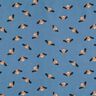 Cotton Flannel Dog Heads – denim blue,  thumbnail number 1