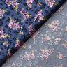 Stretch Satin Jacquard Floral Bouquets – navy blue,  thumbnail number 4