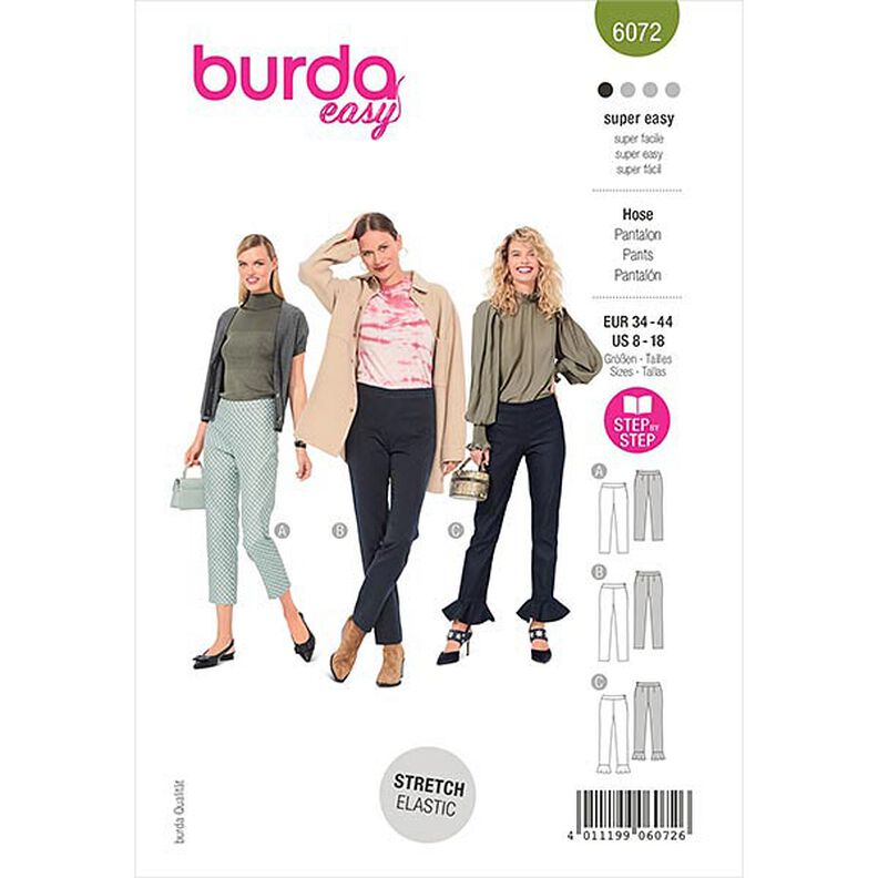 Trousers, Burda 6072 | 34-44,  image number 1