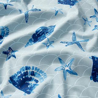Decor Fabric Cotton Twill starfish – baby blue, 