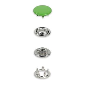 Jersey snap fasteners [12 mm] | Prym – light green, 