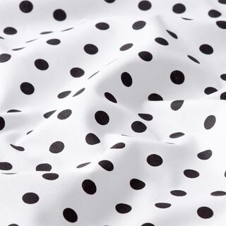 Cotton Poplin Large Dots – white/black, 