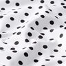 Cotton Poplin Large Dots – white/black,  thumbnail number 2