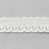 Scalloped Leafy Lace Trim [ 30 mm ] – offwhite,  thumbnail number 2