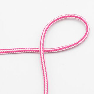 Cotton cord 2-colour [Ø 8 mm] – intense pink, 