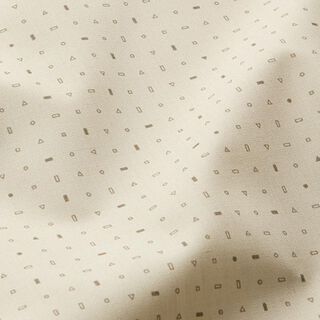 geometric figures lining fabric – natural, 