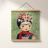 Panel Tapestry Fabric artist – green/red,  thumbnail number 7