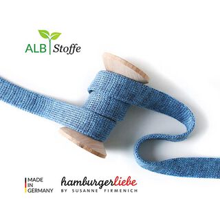 GOTS Organic Hoodie CORD ME Melange [20 mm] | Albstoffe | Hamburger Liebe, 