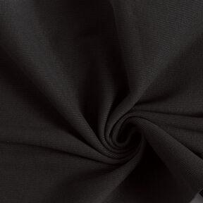 GOTS 2x2 Ribbing | Tula – black, 