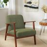 Fine melange upholstery fabric – dark olive,  thumbnail number 5