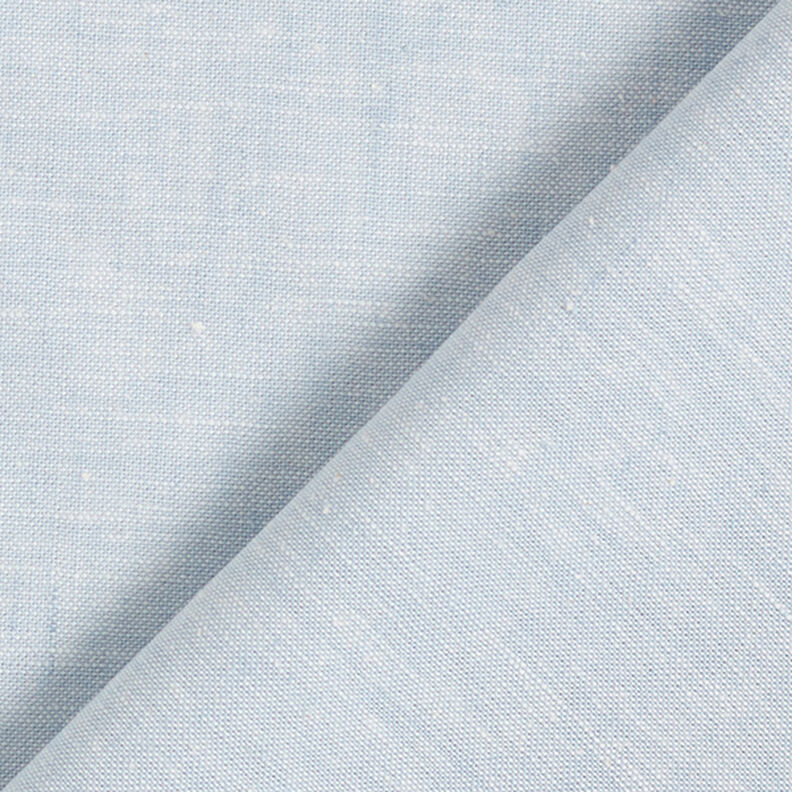 Cotton Linen Blend Mottled – light blue,  image number 3