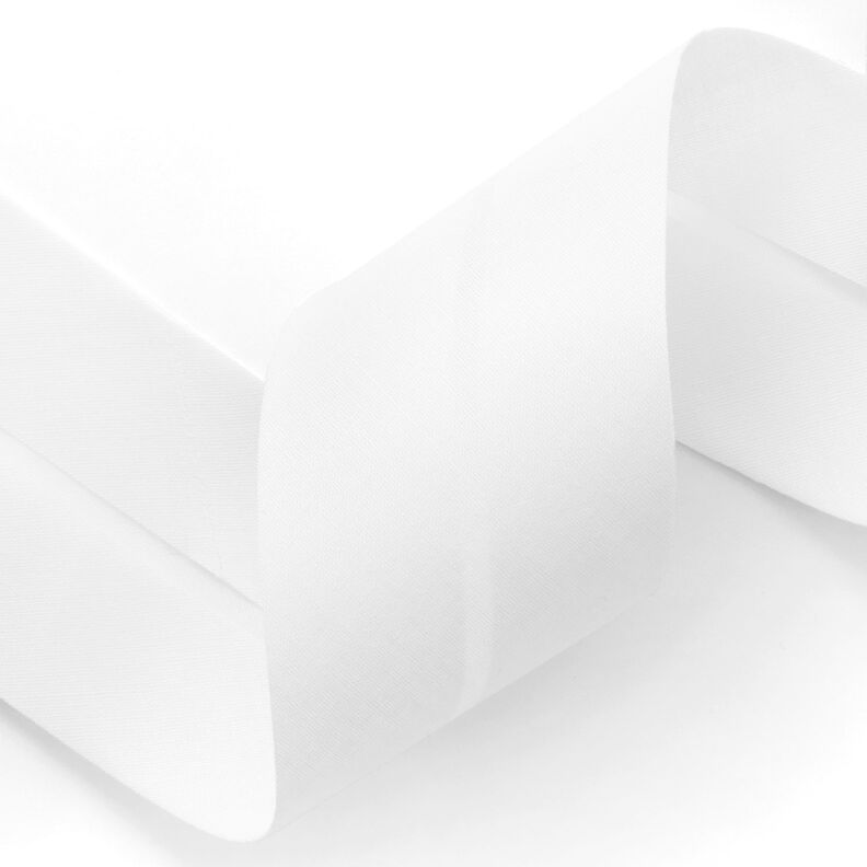 Bias binding Polycotton [50 mm] – white,  image number 2