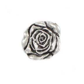 Metal Button Rose, 