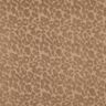 Towelling Fabric Stretch leopard print  – light brown,  thumbnail number 1