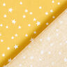 Cotton Poplin irregular stars – mustard,  thumbnail number 4