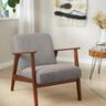 Upholstery Fabric Leather-Look Ultra-Microfibre – dark grey,  thumbnail number 8