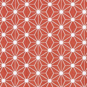 Cotton Cretonne Graphic Star – red, 